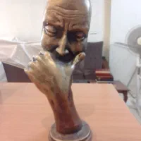 مجسمه تفکر|مجسمه، تندیس، ماکت|تهران, آسمان|دیوار
