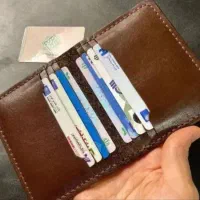 کیف قهویی رنگ مدارک گم شده