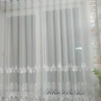 پرده حریر هانیه گیپور مدل مینیمال