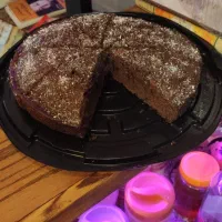 کیک خونگی شکلاتی و گردویی