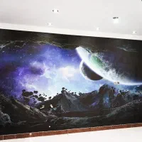 نصب و کندن انواع کاغذ دیواری و پوستر|خدمات پیشه و مهارت|قم, باجک دو|دیوار