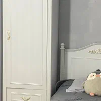 سرویس خواب نوجوان لیدی ساحل چوب در حد نو|تخت و سرویس خواب|تهران, مینی‌سیتی (شهرک نفت)|دیوار