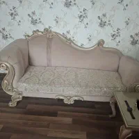 مبل ۹ نفره چوب راش در حد نو