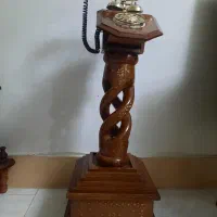 تلفن چوبی آنتیک هندی