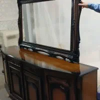 رنگ کاری مبل وسرویس خواب وکنسول ودرب های چوبی منزل