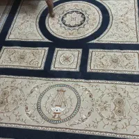 دو عدد فرش ماشینی مارک ساوین