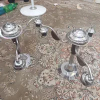 دو عدد لوستر سه شاخه|لوستر و چراغ آویز|مشهد, خواجه ربیع|دیوار