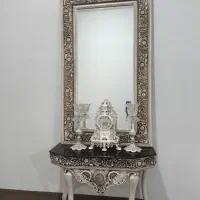 آینه شمعدان و ساعت