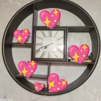 ساعت طبقه‌ای با کیفیت چوب بسیار بالا