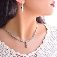 سرویس جواهری/زنانه/عروس/نقره۹۲۵/قیمت ویژه|جواهرات|مشهد, فرهنگ|دیوار