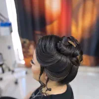 مدل شنیون تخصصی جهت تکمیل البوم|خدمات آرایشگری و زیبایی|فردیس, شهرک ارم|دیوار