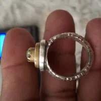 انگشتر دست ساز نقره کلکسیونی زمرد پنجشیر به شرط|جواهرات|کرمان, |دیوار