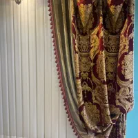 پرده دکوری  سلطنتی با تور مناسب نشیمن