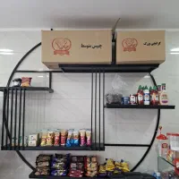 ۲ عدد شلف دکوری mdf ، دکور ام دی اف