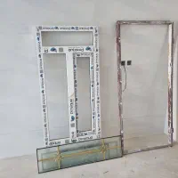 پنجره UPVC همراه با قاب فلزی