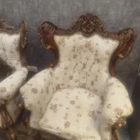 مبلمان ۹ نفره و۸ عدد ناهار|مبلمان خانگی و میز عسلی|برخوار, |دیوار