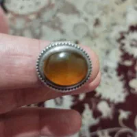 انگشتر رکاب نقره.سنگ شرف شمس.باکس گل ومجسمه love|بدلیجات|برازجان, |دیوار