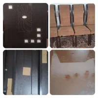 میز ناهارخوری ۴ نفره سالم + شیشه ضخیم