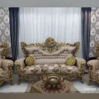 سرویس استیل مبلمان و نهارخوری شش نفره سلطنتی|مبلمان خانگی و میز عسلی|تهران, شهرک پاسداران|دیوار