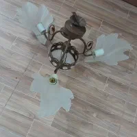 دوعدد لوستر ۴شاخه ست هم دوتا باهم یک میلیون تومان|لوستر و چراغ آویز|رشت, بلوار گیلان|دیوار