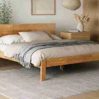 تخت‌خواب دو نفره چوب روس