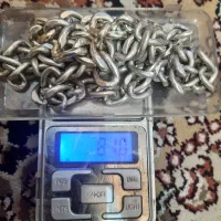 زنجیرنقره گردنبند دستبند ست هم|جواهرات|قم, حاج زینل|دیوار