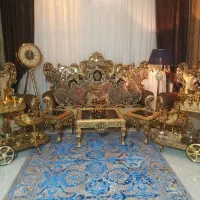 مبل سلطنتی ۹نفره نونو همراه میز سفارشی ساخت