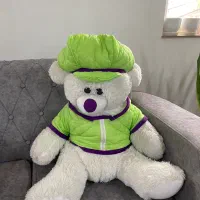 عروسک خرس سفید خوشگل