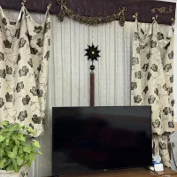 پرده پذیرایی|پرده، رانر، رومیزی|سرخنکلاته, |دیوار