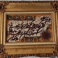 انواع تابلو قالی دستباف گل ابریشم نونو و در حد نو|تابلو فرش|اصفهان, ملک‌شهر|دیوار