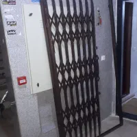 درب آکاردئونی فلزی ضدسرقت 120×218