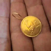 یک جفت سکه طلا (طرح گوشواره) احمد شاه قاجار (عتیقه