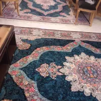 جفت فرش 9 متری 700شانه نخ آکرلیک4ماه کار راه میام