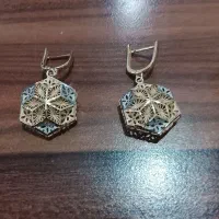 گوشواره طلا فقط با4درصدبالای تابلو 7.35گرم