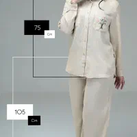 ست شومیز و شلوار لینن حصیری عمده