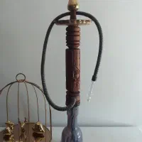 قلیون چوبی با طمع لاو