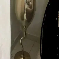 گلدان شیشه ای طلای