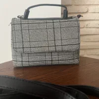 کیف دستی مشکی و خاکستری فقط ۴۸۸