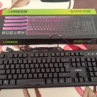 کیبورد سیم دار مارک GREEN|قطعات و لوازم جانبی رایانه|جوانرود, |دیوار