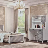 تخت یک نفره تمام ام دی اف نقد اقساط|تخت و سرویس خواب|مسجد سلیمان, |دیوار