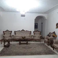 مبل سلطنتی چوب گردو ۹ نفره بامیز