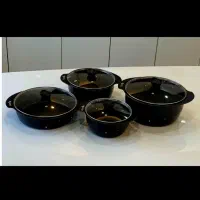 قابلمه چدن گرانیتی تفلون زنبوری ۷ پارچه فقط ۱۴۸۰