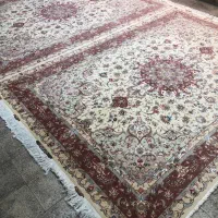 (کد۰۶)جفت۹مترنقشه علیا رج۴۰ گل ابریشم بافت تبریز