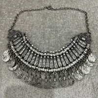 گردنبند عتیقه نقره خارجی