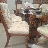 مبلمان و میز ناهار خوری هخامنشی قدیمی سالم سالم|مبلمان خانگی و میز عسلی|تهران, جنت‌آباد جنوبی|دیوار