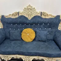 مبلمان سلطنتی هفت نفره|مبلمان خانگی و میز عسلی|آستانه اشرفیه, |دیوار