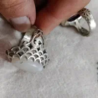 پنج عدد انگشتر نقره طاها مال پدر پدر بزرگم هست|جواهرات|ارومیه, |دیوار