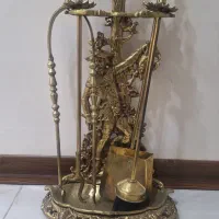 جلوشومینه برنز آفتابه قلم و شبکه