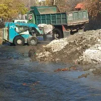 بابکت تخریب مینی لودر توماس خاکبرداری نخاله