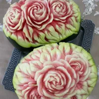 میوه آرایی و تزئین هندوانه برای مناسبت شب یلدا|خدمات پذیرایی، مراسم|تهران, شهرک چیتگر|دیوار